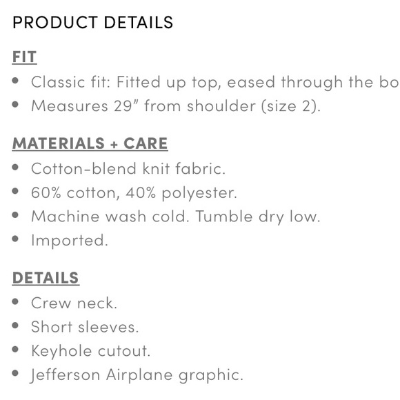 ♓️Torrid Size 3X Jefferson Airplane Tee - Picture 5 of 14